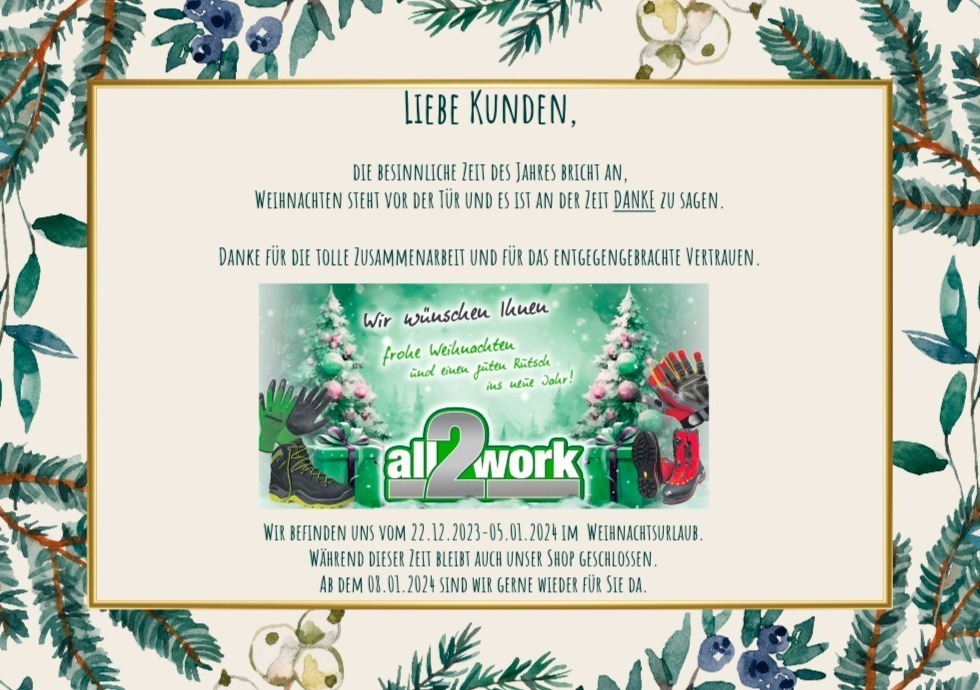 Weihnachtsurlaub-all2work Weihnachtsurlaub-all2work